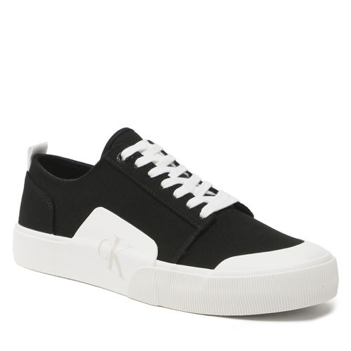 Sneakers Calvin Klein Jeans Skater Vulc Low Laceup Badge YM0YM00598 Noir - Chaussures.fr - Modalova