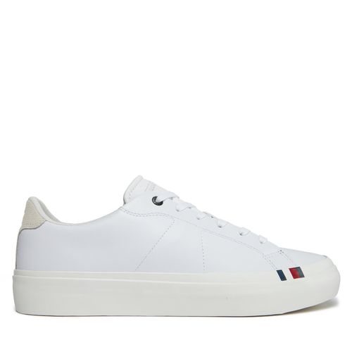 Sneakers Tommy Hilfiger Thick Vulc Low Premium Lth FM0FM04881 Blanc - Chaussures.fr - Modalova