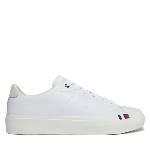 Sneakers Tommy Hilfiger Thick Vulc Low Premium Lth FM0FM04881 White YBS - Chaussures.fr - Modalova