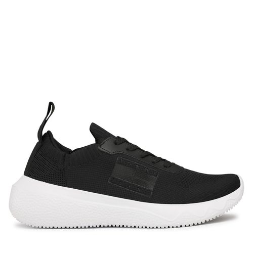 Sneakers Tommy Jeans Flexi Cpontrast Brand EN0EN02139 Black 0GJ - Chaussures.fr - Modalova
