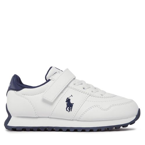 Sneakers Polo Ralph Lauren RF104318 WHITE TUMBLED W/ NAVY PP - Chaussures.fr - Modalova