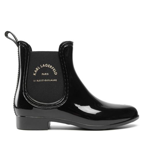 Bottes de pluie KARL LAGERFELD KL94770 Noir - Chaussures.fr - Modalova