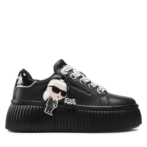 Sneakers KARL LAGERFELD KL42376N Black Lthr - Chaussures.fr - Modalova