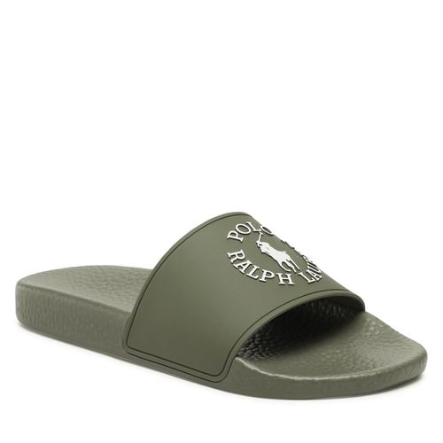 Mules / sandales de bain Polo Ralph Lauren P. Slide/Cb 809892947003 Sage Green/White Cr Logo - Chaussures.fr - Modalova