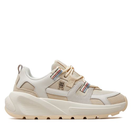 Sneakers Tommy Hilfiger Fashion Chunky Runner Stripes FW0FW07674 Beige - Chaussures.fr - Modalova