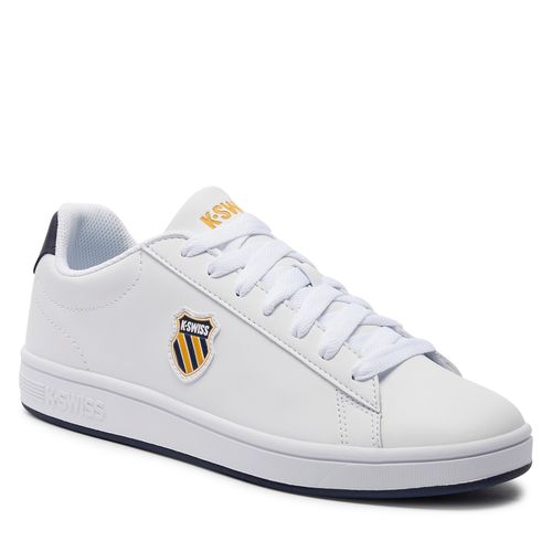 Sneakers K-Swiss Court Shield 06599-856-M White/Navy/Honey Gold 856 - Chaussures.fr - Modalova
