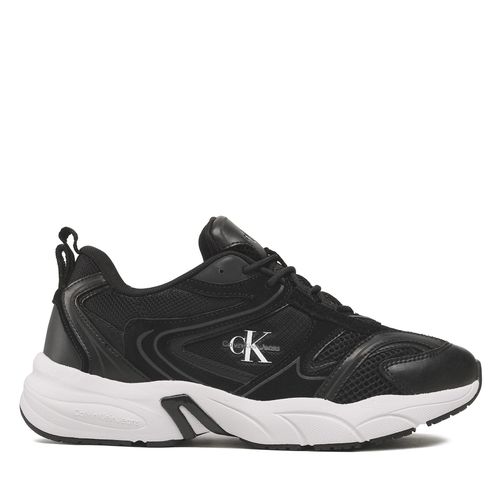Sneakers Calvin Klein Jeans Retro Tennis Su-Mesh YM0YM00589 Noir - Chaussures.fr - Modalova