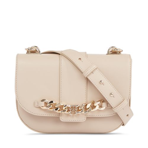 Sac à main Tommy Hilfiger Th Luxe Crossover AW0AW15604 Beige - Chaussures.fr - Modalova