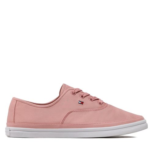 Tennis Tommy Hilfiger Essential Kesha Lace Sneaker FW0FW06955 Soothing Pink TQS - Chaussures.fr - Modalova