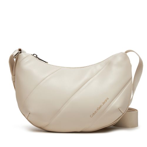 Sac à main Calvin Klein Jeans Quilted Crescent Cb Bag24 K60K612370 Beige - Chaussures.fr - Modalova