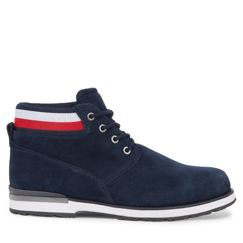 Boots Tommy Hilfiger Core Hilfiger Suede Boot FM0FM04800 Bleu - Chaussures.fr - Modalova