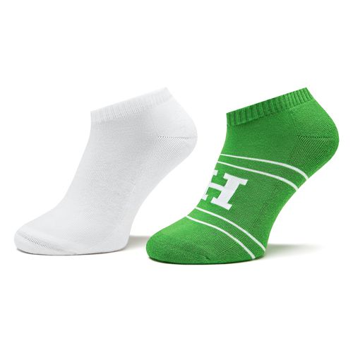 Lot de 2 paires de chaussettes basses Tommy Hilfiger 701224100 Green 003 - Chaussures.fr - Modalova