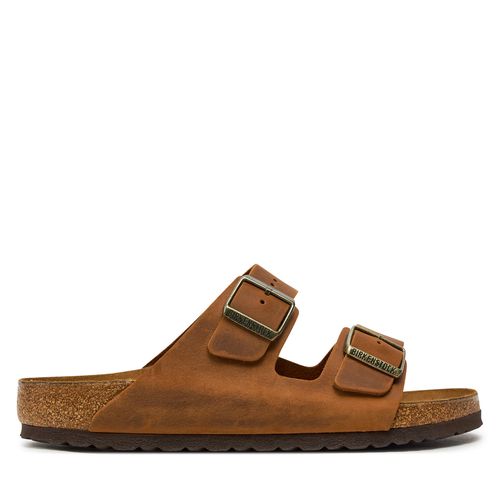 Mules / sandales de bain Birkenstock Arizona Leoi 1028272 Marron - Chaussures.fr - Modalova