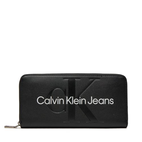 Portefeuille grand format Calvin Klein Jeans K60K607634 Noir - Chaussures.fr - Modalova