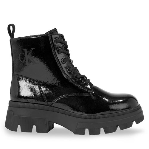 Bottes de randonnée Calvin Klein Jeans Chunky Combat Laceup Boot Wn YW0YW01265 Noir - Chaussures.fr - Modalova
