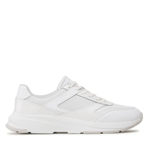 Sneakers Calvin Klein Low Top Lace Up Mix HM0HM00901 White/Light Grey 0K8 - Chaussures.fr - Modalova