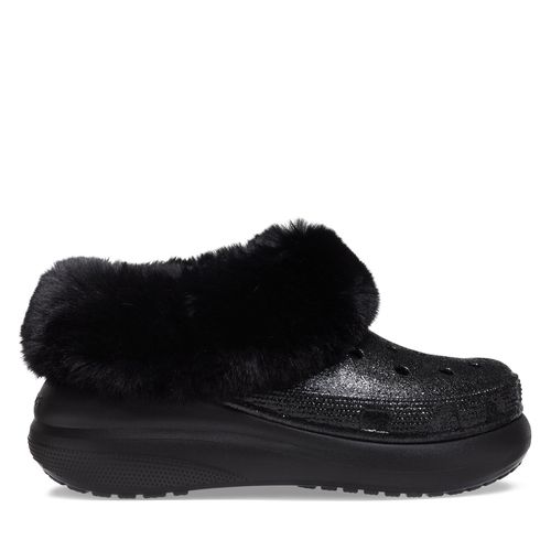 Mules / sandales de bain Crocs Crocs Furever Crush Crystal Glitter 208974 Black 001 - Chaussures.fr - Modalova