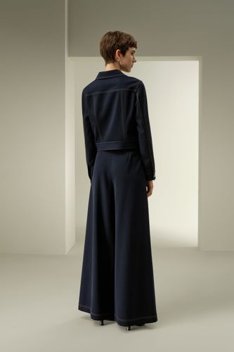 LILYSILK Pantalons Laine Mérinos Silhouette Large 100 % Soie Sophistiqué Et Élégant Une Esthétique Épurée Et Contemporaine 36 - LILYSILK - Modalova
