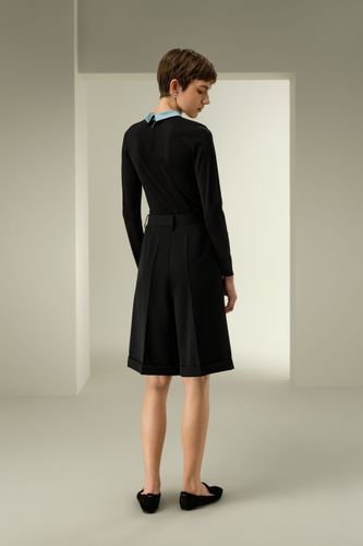 LILYSILK Short En Soie Jambe Droite Laine Mérinos Et Soie Élégance Sans Effort, Douceur Contre La Peau Coupe Naturelle 36 - LILYSILK - Modalova