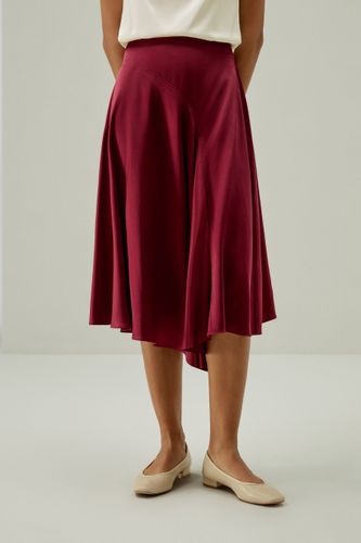 LILYSILK Jupe Soie Fermeture Éclair Sur Les Coutures Latérales Soie De Haute Qualité Doux Pour La Peau Style Moderne 34 - LILYSILK - Modalova