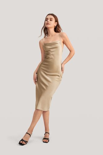 LILYSILK Robes Soie Coupe Régulière Pure Soie Élégance Sans Effort Mettent En Valeur Votre Taille 34 - LILYSILK - Modalova