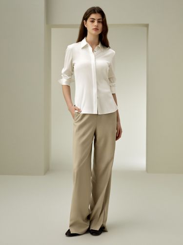 LILYSILK Blouse En Soie Patte Dissimulée Soie De Mûrier De Haute Qualité Style D'Affaires Facile À Assortir Petite M - LILYSILK - Modalova
