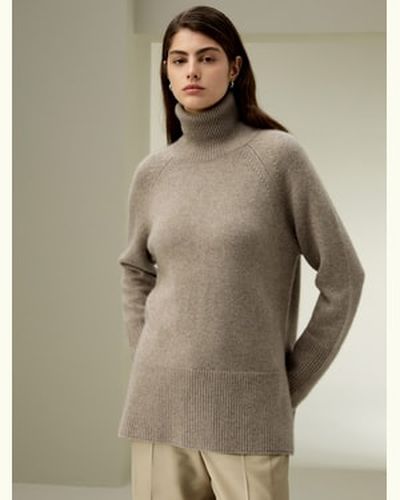 LILYSILK Pull Col Roulé Léger En Cachemire Col Roulé Roulé 100 % Cachemire Non Teint Doux Pour La Peau, Confortable Et Durable Xs - LILYSILK - Modalova