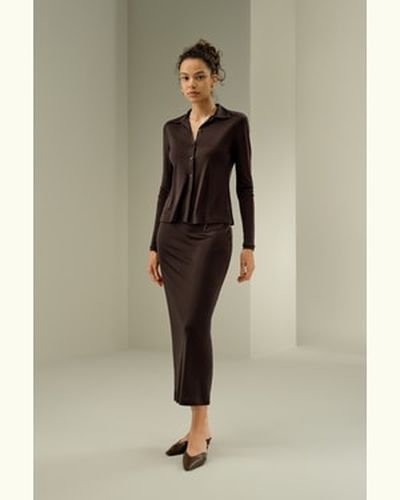 LILYSILK Chemisiers Soie Slim Basique Soie De Mûrier Sophistiqué Et Élégant Qui Épouse Délicatement Vos Courbes L - LILYSILK - Modalova
