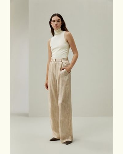 LILYSILK Pantalon Large Soie Facile Et Polyvalent À Styliser Crêpe De Chine En Soie Modèle De Base 40 - LILYSILK - Modalova