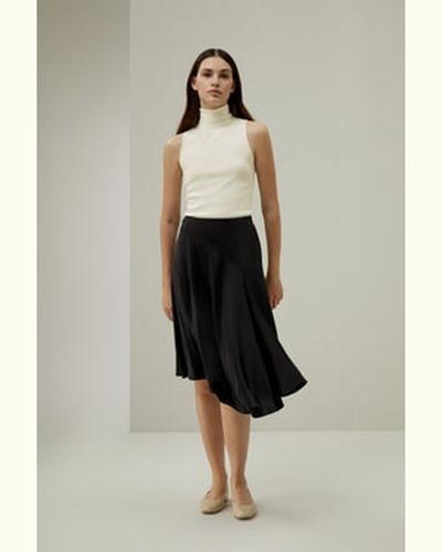 LILYSILK Jupe Mi Longue Soie La Longueur Atteint Le Mollet Soie De Mûrier De Haute Qualité Mettant En Valeur La Féminité 46 - LILYSILK - Modalova