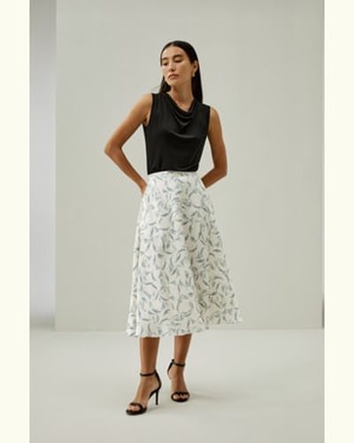 LILYSILK Jupe En Soie Longue Poches Latérales Soie De Mûrier De Haute Qualité Modèle Classique Simple Et Classique 46 - LILYSILK - Modalova