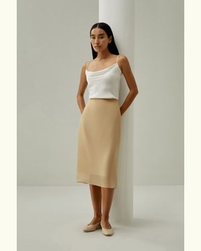 LILYSILK Jupe En Soie Évasée Sur Mesure Facile À Assortir Pour Diverses Occasions Soie De Mûrier De Haute Qualité 42 - LILYSILK - Modalova