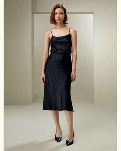 LILYSILK Jupe Mi Longue Soie Mouvement Sans Restriction Avec Style 100% Soie Mettent En Valeur Votre Taille 44 - LILYSILK - Modalova