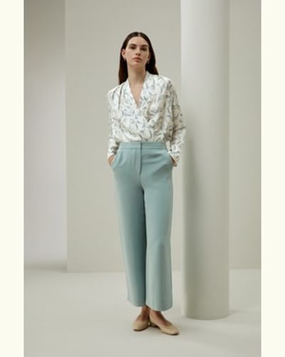 LILYSILK Chemisier Chic En Soie Manches Sept-Huit 100% Soie De Mûrier Légèreté Luxueuse Élégance Sans Effort L - LILYSILK - Modalova