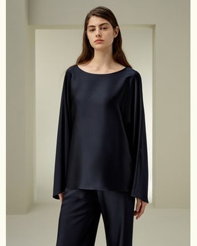 LILYSILK Chemisier Soie Manches Longues Soie De Haute Qualité Sophistiqué Et Élégant Retours Et Échanges Rapides M - LILYSILK - Modalova