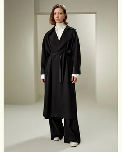 LILYSILK Manteau En Soie Épaules Tombantes Avec Ceinture 100% Soie Les Essentiels De La Garde-Robe Facile À Assortir M - LILYSILK - Modalova