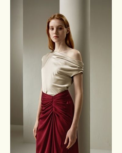 LILYSILK Top En Soie Et Dentelle Doux Pour La Peau Et Respirant 100% Soie Légèreté Luxueuse Coupe Naturelle 46 - LILYSILK - Modalova