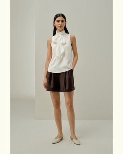 LILYSILK Blouse En Soie Sans Manches 100% Soie Sophistiqué Et Élégant Douceur Contre La Peau Xs - LILYSILK - Modalova