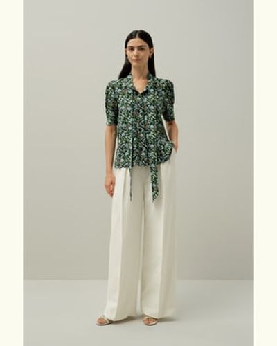 LILYSILK Blouse En Soie Fabriqué Avec Du Tissu Liberty Soie 100 % Luxueuse Texture Luxueuse L - LILYSILK - Modalova