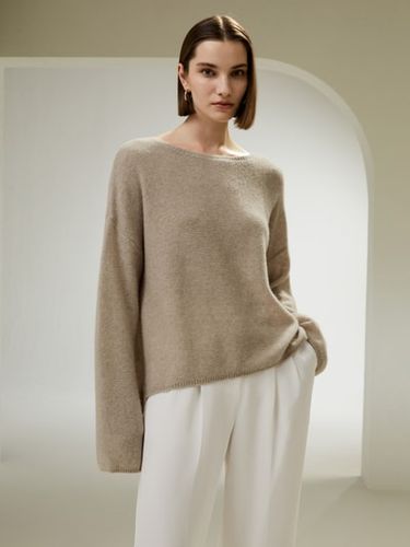 LILYSILK Pull En Soie Stitch Jersey Inversé, Épaules Tombantes Soie Et Cachemire Mélangés Incroyablement Doux Et Chaud M - LILYSILK - Modalova