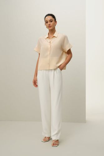 LILYSILK T-shirt Soie ¨¦l¨¦gant Manches Courtes Cr¨ºpe de Chine L¨¦ger M - LILYSILK - Modalova