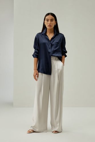 LILYSILK Chemise Soie Élégante M Confortable Coupe Décontractée Col Étalé - LILYSILK - Modalova