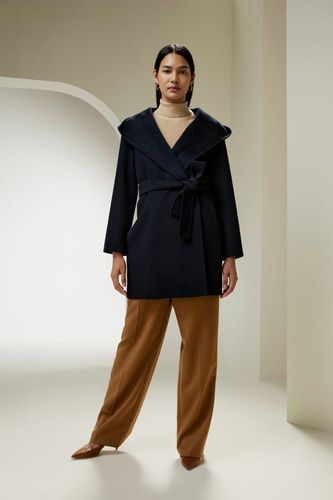 LILYSILK Manteau Cachemire Laine XXXL Chaud Capuche Ceinture Hiver - LILYSILK - Modalova