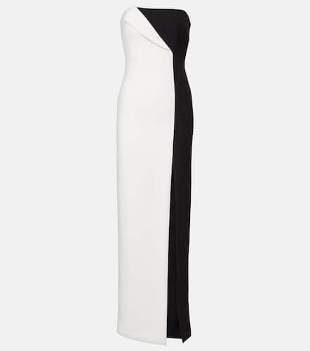 Robe longue bustier en crêpe - Roland Mouret - Modalova