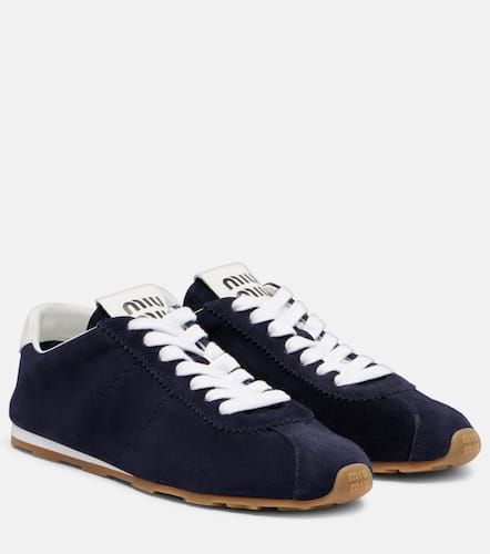 Miu Miu Baskets Plume en daim - Miu Miu - Modalova