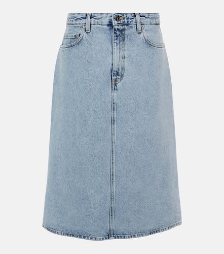 Toteme Jupe midi en denim - Toteme - Modalova