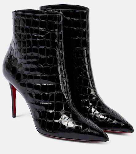 Bottines So Kate 85 façon croco - Christian Louboutin - Modalova
