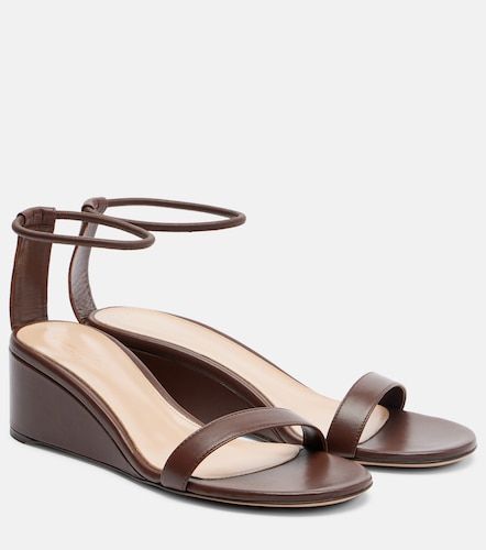 Sandales compensées en cuir - Gianvito Rossi - Modalova