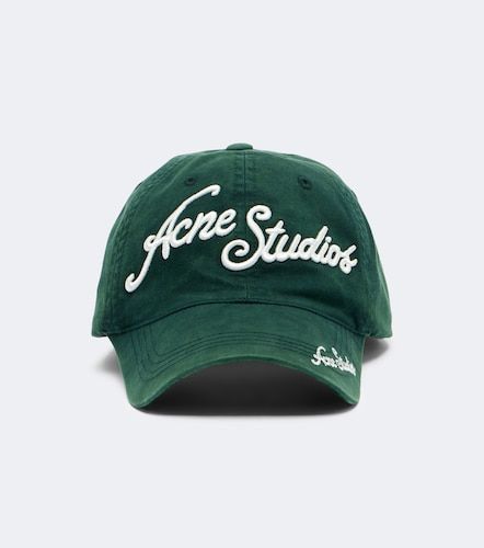 Casquette en denim à logo - Acne Studios - Modalova