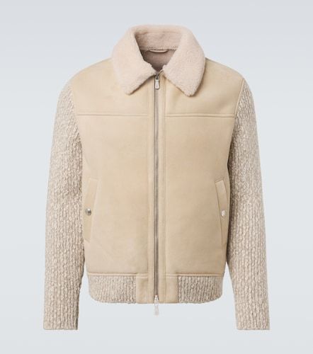 Veste en daim et en coton mélangé - Eleventy - Modalova